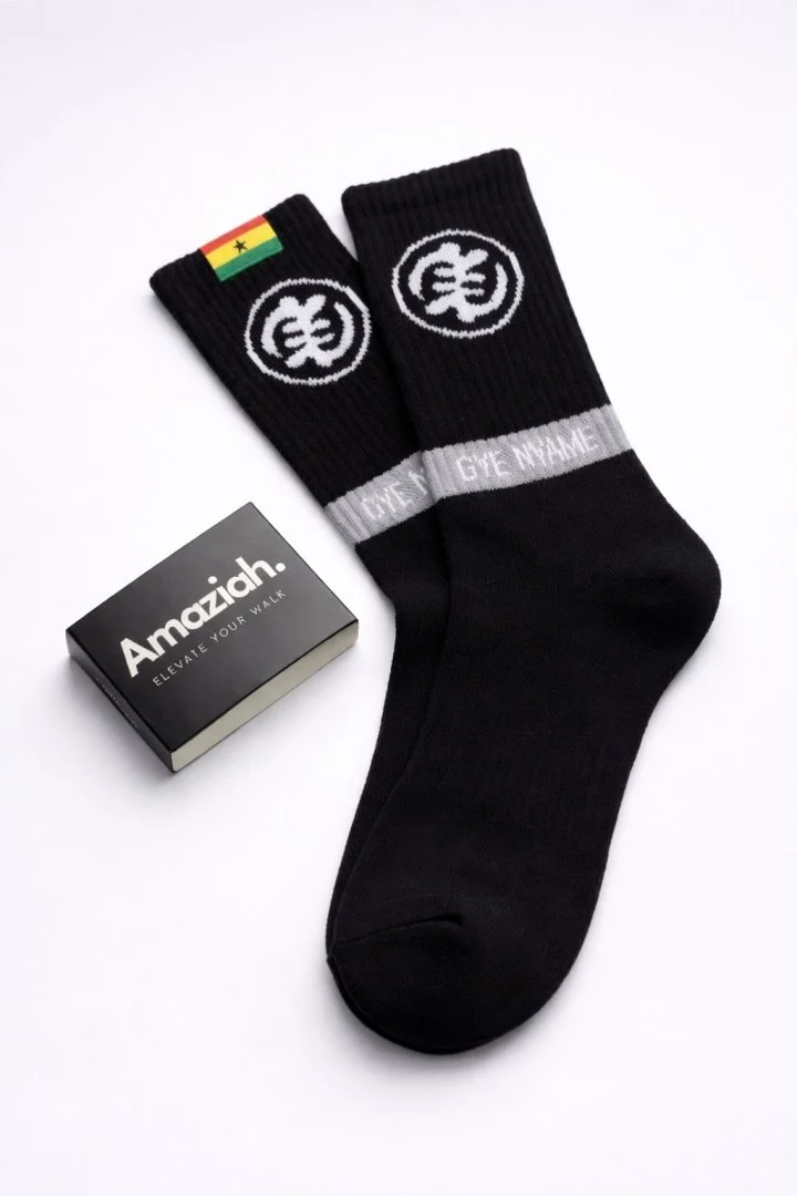 Amaziah 4 Pack Socks Black